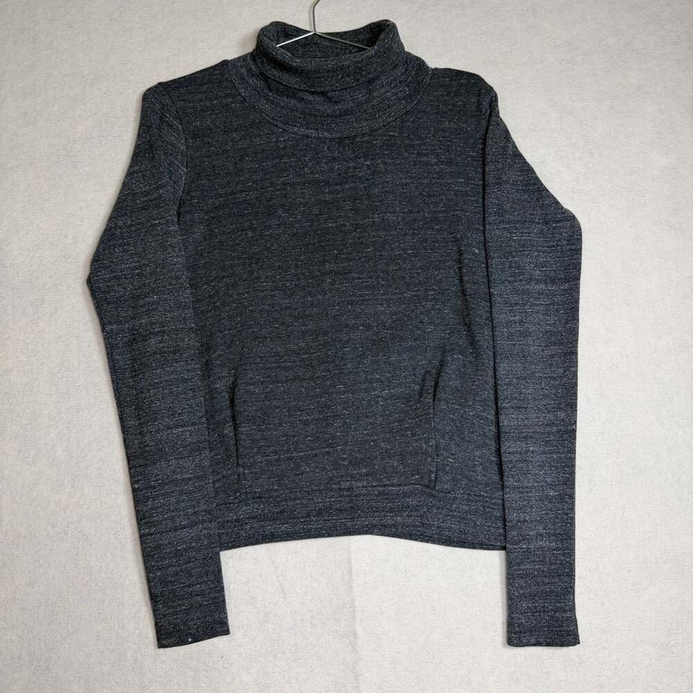 Alo Yoga Sweatshirt Womens Size XS Gray Long Sleeve Turtleneck Clarity